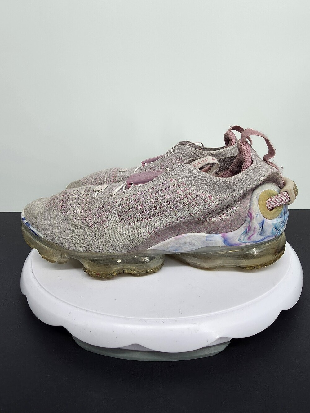 Nike Air VaporMax 2020 Flyknit Light Arctic Pink Violet Ash Laceless Sneakers 8